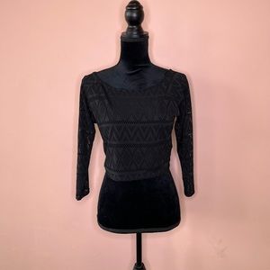 SOLD‼️ NWT Forever21 Mesh Crop Top Sz L
